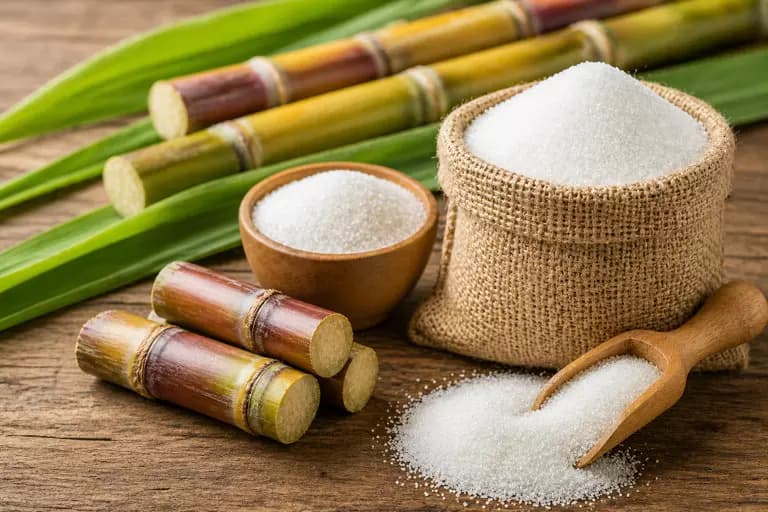 Industrial raw cane sugar mill parsing and crystallization process loops
